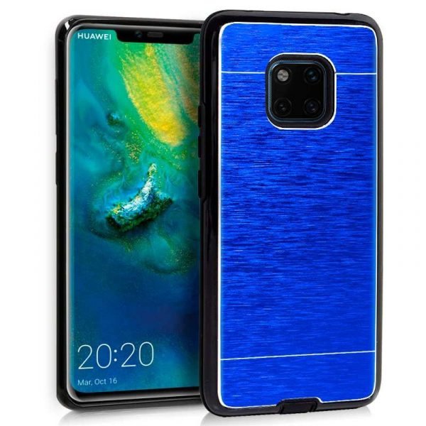 carcasa huawei mate 20 pro aluminio azul