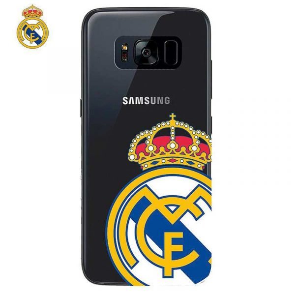 carcasa samsung g955 galaxy s8 plus licencia futbol real madrid transparente