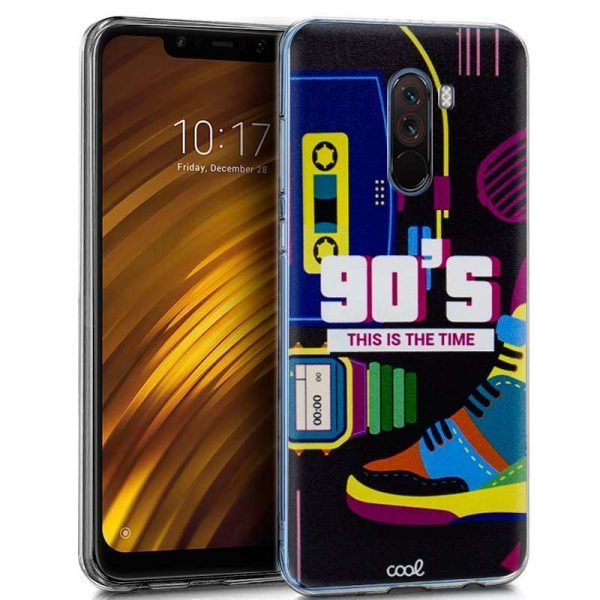 carcasa xiaomi pocophone f1 dibujos retro