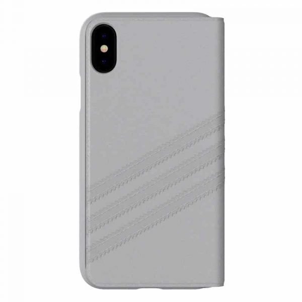 funda flip cover iphone x iphone xs licencia adidas gris4