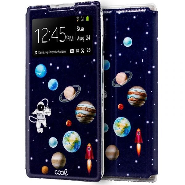 funda flip cover samsung galaxy note 10 plus dibujos astronauta1