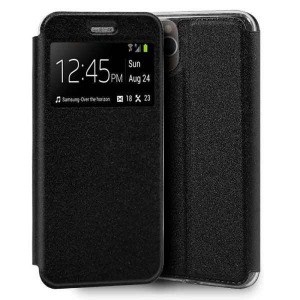 funda flip cover iphone 11 pro liso negro1