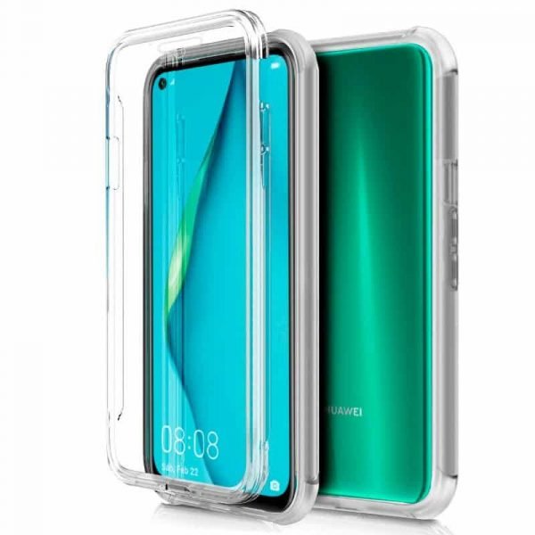 funda silicona 3d huawei p40 lite transparente frontal trasera 1