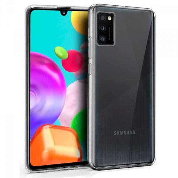 funda silicona samsung galaxy a41 transparente 1