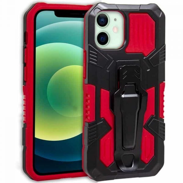 carcasa iphone 12 12 pro hard clip rojo 1