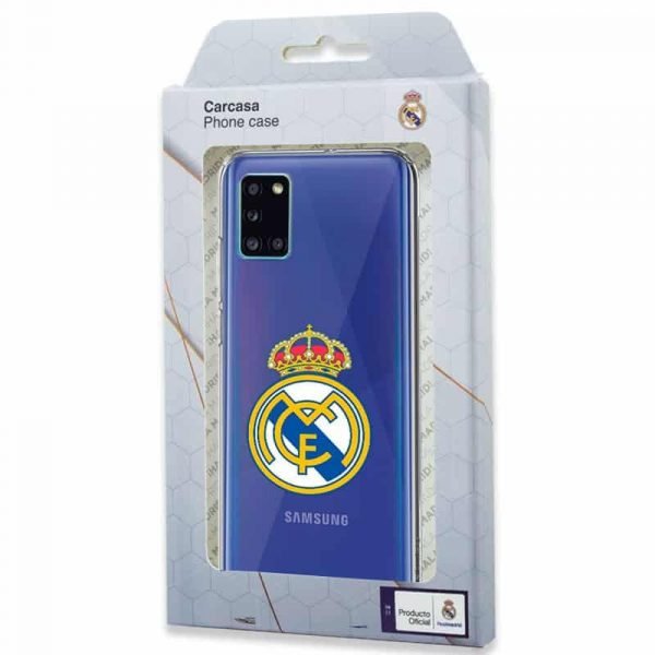 carcasa samsung galaxy a31 licencia futbol real madrid transparente 2