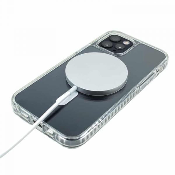 carcasa iphone 12 pro max magnetica transparente 4