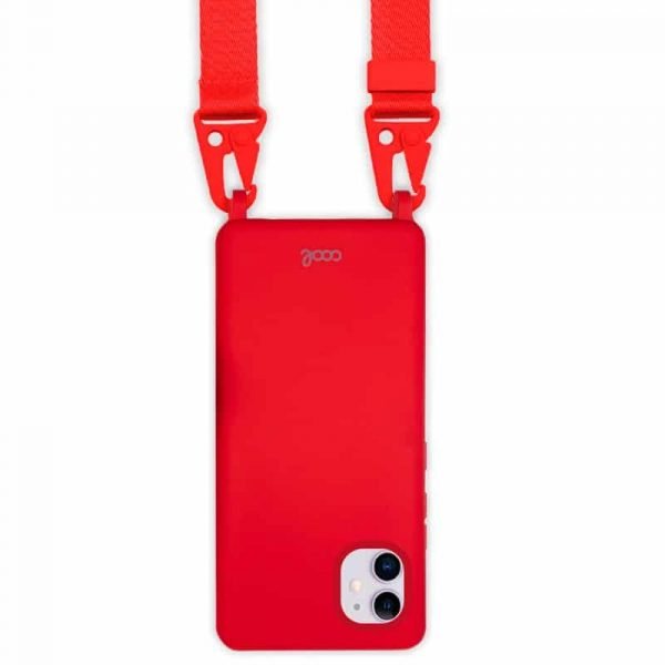 carcasa iphone 11 cinta rojo 2