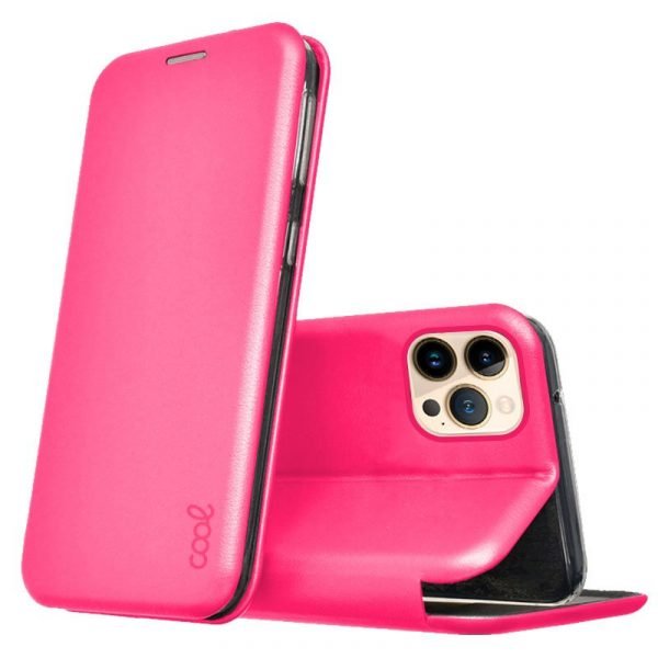 funda flip cover iphone 13 pro max elegance fucsia 1