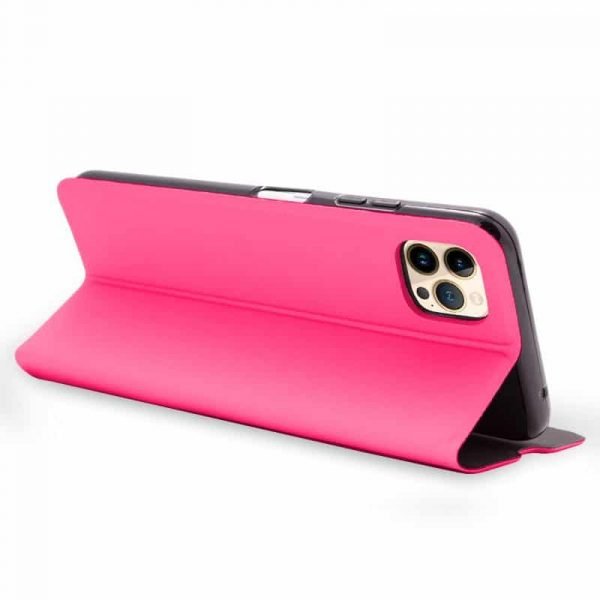 funda flip cover iphone 13 pro max elegance fucsia 2