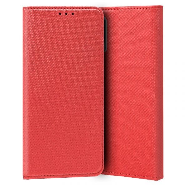 funda flip cover xiaomi mi 11i pocophone f3 liso rojo 1