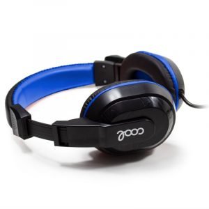 auriculares stereo oficina cool dublin con micro negro azul 1