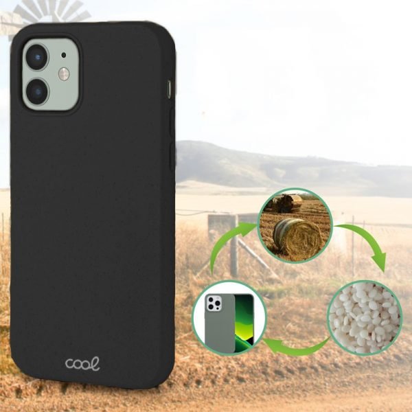 carcasa cool para iphone 12 12 pro eco biodegradable negro 1