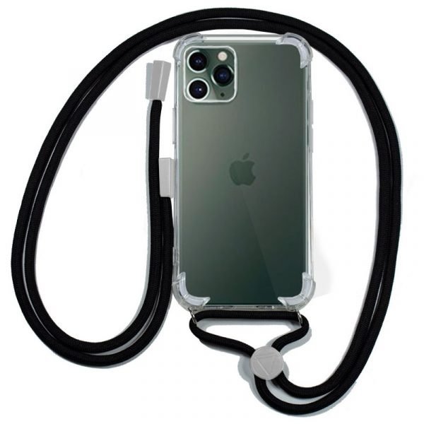 carcasa cool para iphone 14 pro cordon negro