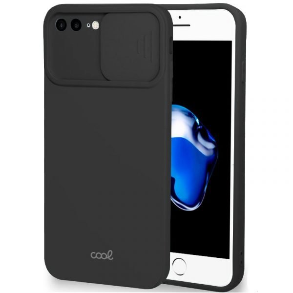 carcasa cool para iphone 7 plus iphone 8 plus camera negro