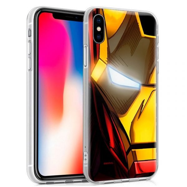 carcasa cool para iphone x iphone xs licencia marvel iron man 1