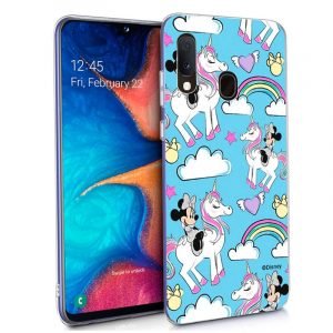 carcasa cool para samsung a202 galaxy a20e licencia disney minnie 1