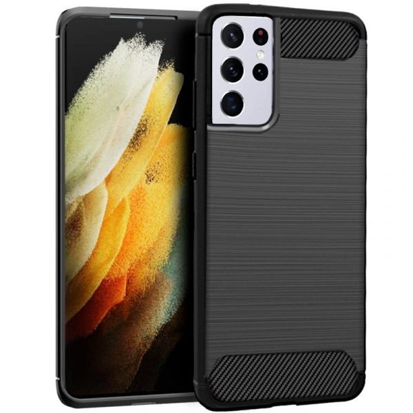 carcasa cool para samsung g998 galaxy s21 ultra carbon negro