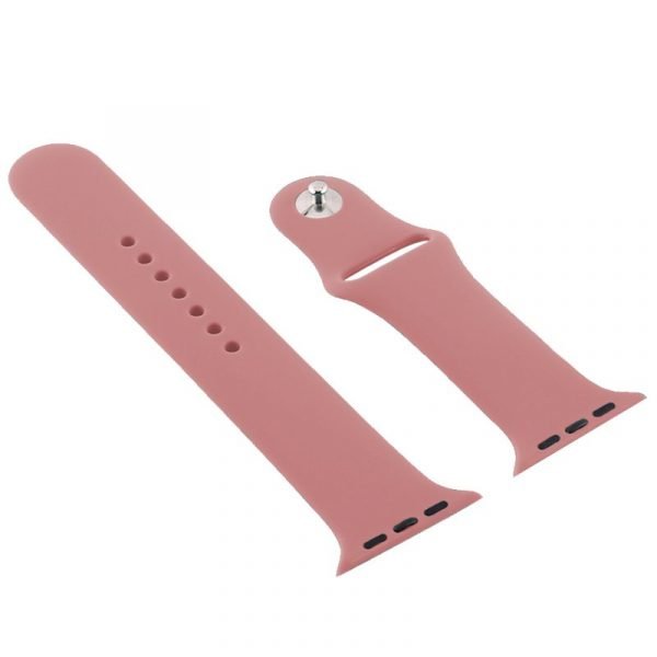 correa cool para apple watch series 1 2 3 4 5 6 7 se 38 40 41 mm goma rosa 2