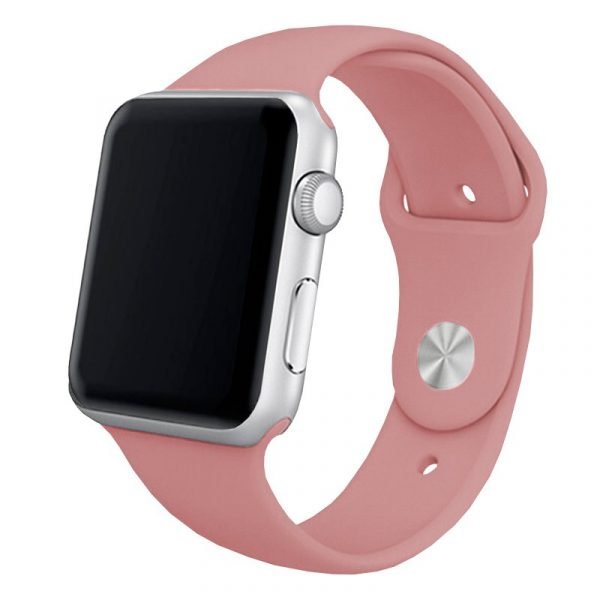 correa cool para apple watch series 1 2 3 4 5 6 7 se 38 40 41 mm goma rosa