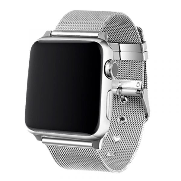 correa cool para apple watch series 1 2 3 4 5 6 7 se 42 44 45 mm metal plata