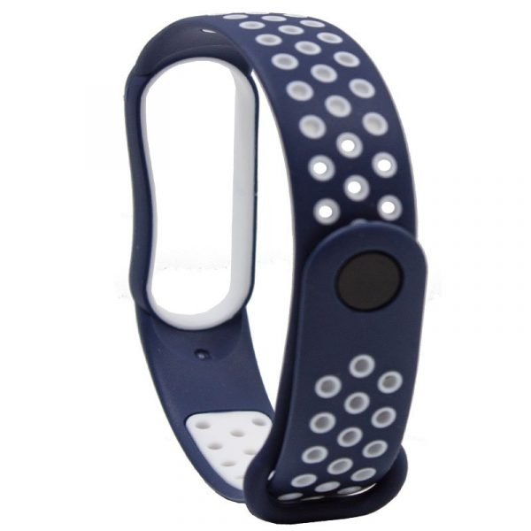 correa cool para xiaomi mi band 5 6 7 amazfit band 5 sport azul 2