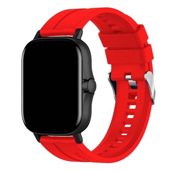 correa universal 20mm amazfit bip gts bip lite huawei samsung cool oslo goma rojo 1