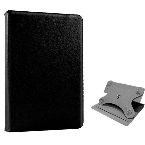 funda cool ebook tablet 8 pulgadas liso negro giratoria