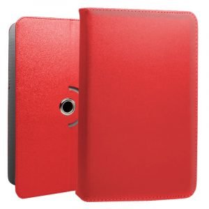 funda cool ebook tablet 97 105 pulgadas polipiel giratoria rojo 2