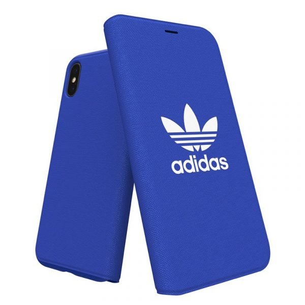 funda cool flip cover para iphone x iphone xs licencia adidas azul 1