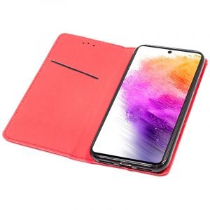 funda cool flip cover para samsung a736 galaxy a73 5g liso rojo 1