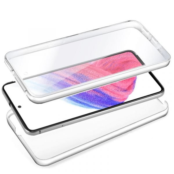 funda cool silicona 3d para samsung a536 galaxy a53 5g transparente frontal trasera 1