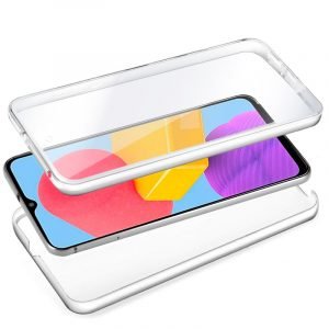 funda cool silicona 3d para samsung m135 galaxy m13 a23 5g transparente frontal trasera 1