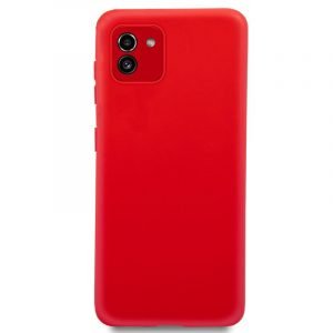 funda cool silicona para samsung a035 galaxy a03 rojo 1