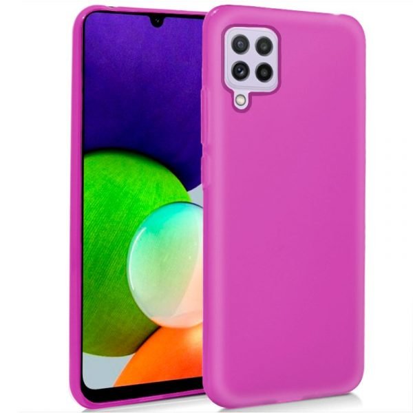 funda cool silicona para samsung a225 galaxy a22 4g rosa