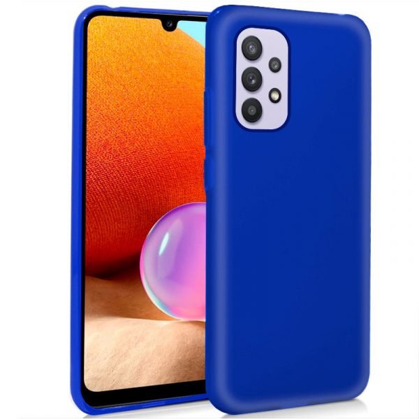 funda cool silicona para samsung a325 galaxy a32 4g azul