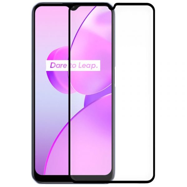 protector pantalla cristal templado cool para realme c31 c35 c30 c33 oppo a17 full 3d negro