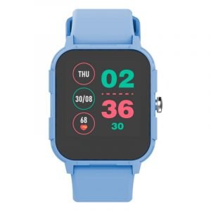 smartwatch cool junior silicona azul salud deporte sueno ip68 juegos 1