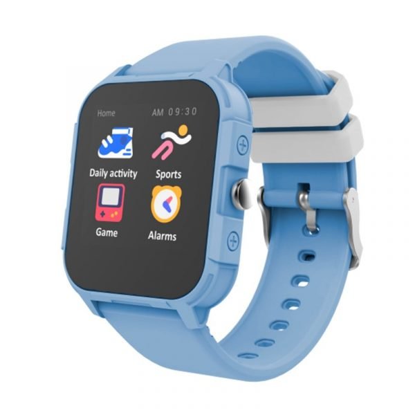 smartwatch cool junior silicona azul salud deporte sueno ip68 juegos