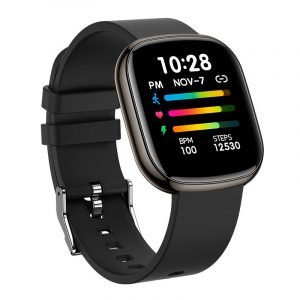 smartwatch cool nordic silicona negro salud deporte ip68 1